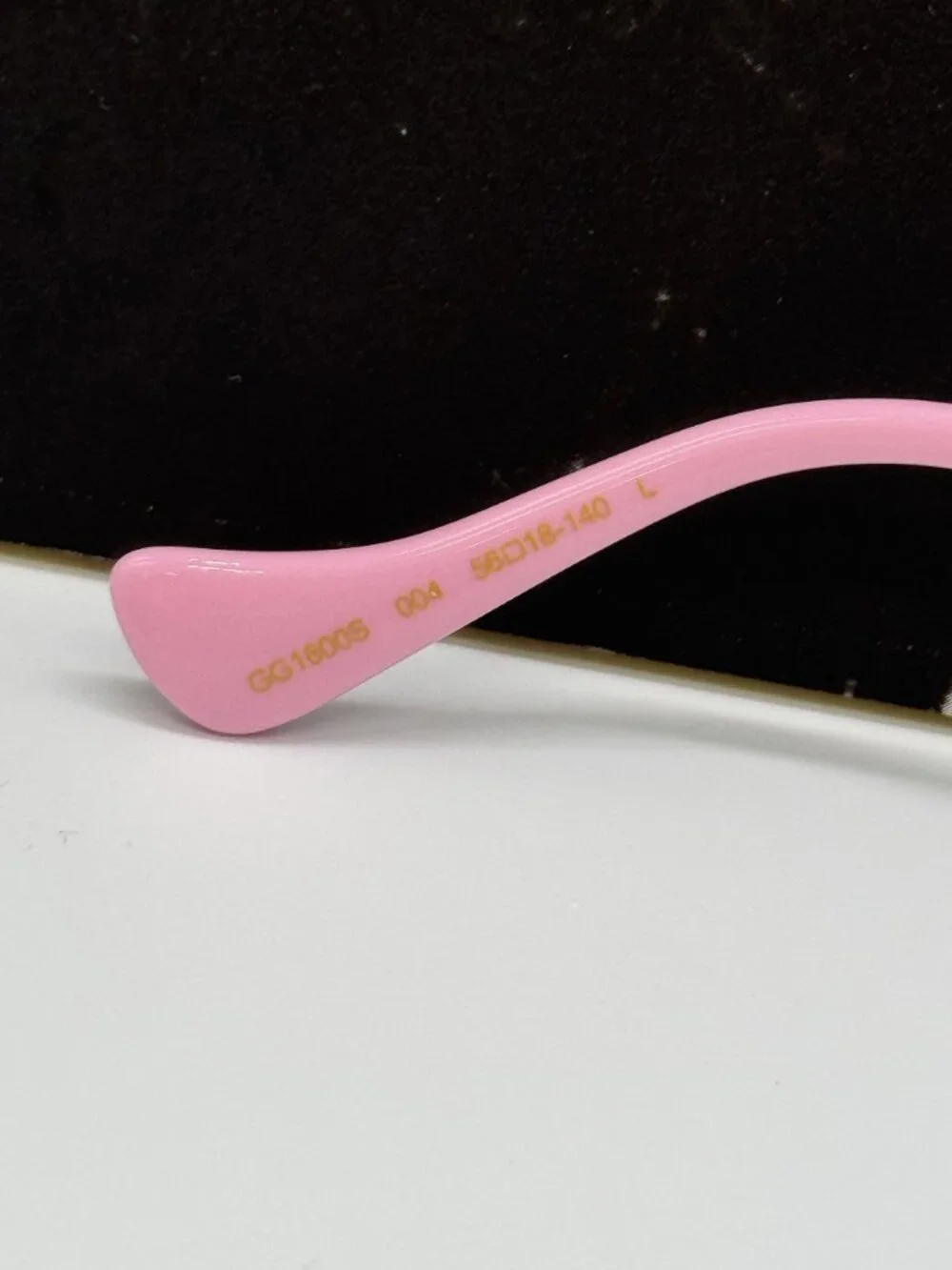 NEW GUCCI GG1600S 004 GOLD/PINK WOMEN SUNGLASSES WITH CHAIN